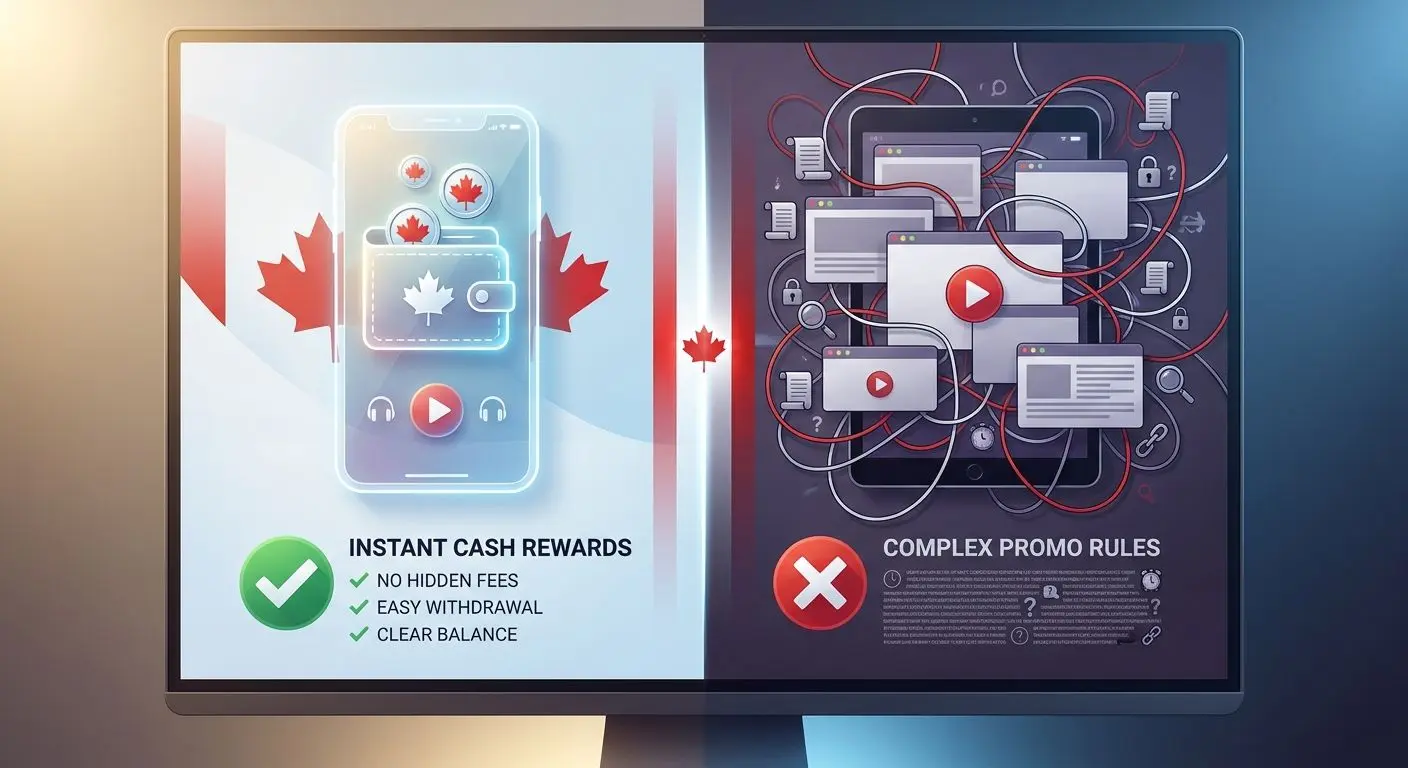 Comparison of simple cash rewards and complex bonus terms