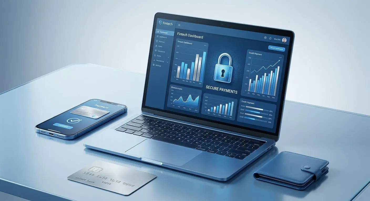 Secure online payment interface with lock and payment icons