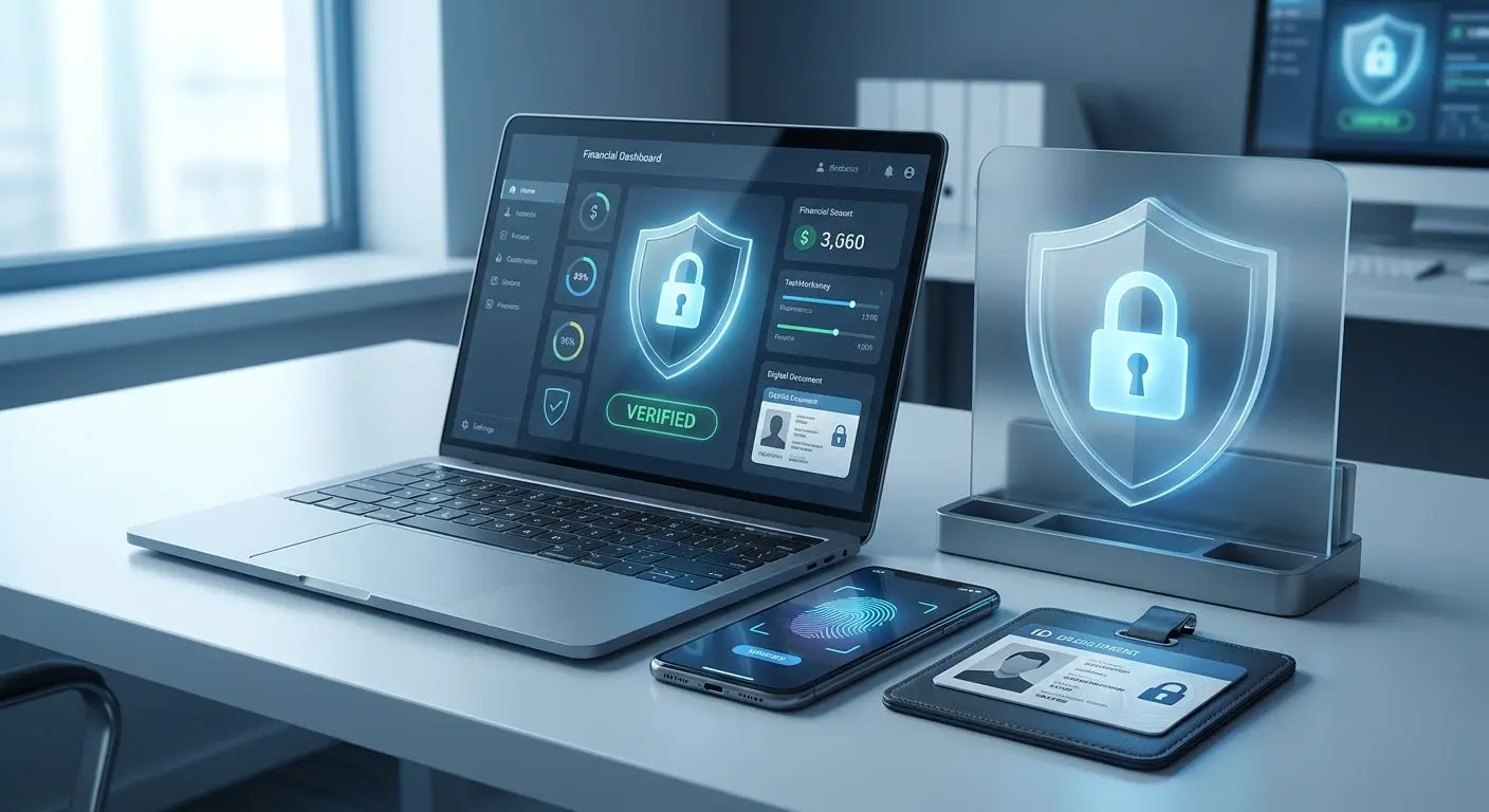 Account verification and security setup for online withdrawals